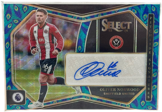 2023-24 PANINI SELECT サッカー イングリッシュ・プレミアリーグ オリヴァー・ノーウッド サイン